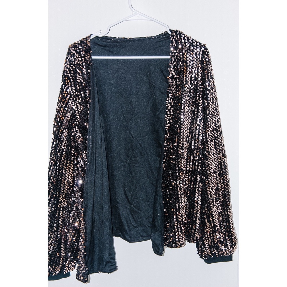 Gold Sweater with Bell Sleeves